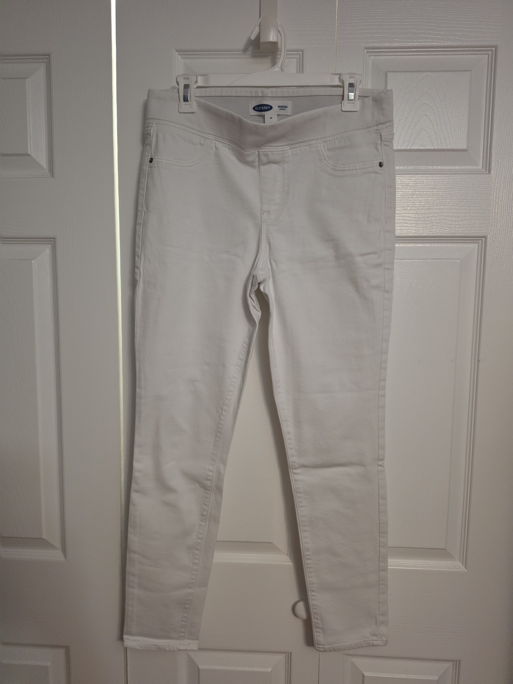 Old Navy White Rockstar Jeggings